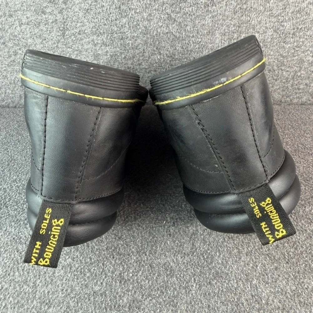 Dr. Martens Maleke Black Leather Casual Boots Sneaker Chukka Mid Mens Size